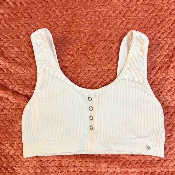 Lucky Brand Other - 👼🏼NWOT👼🏼 Lucky Brand White Ribbed Bralette